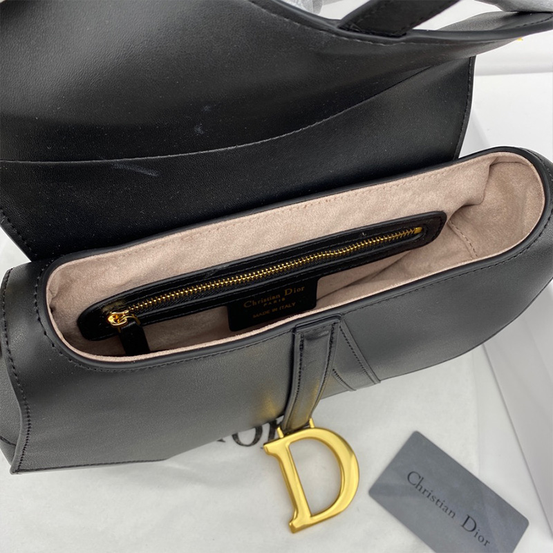 Dior Saddle Bag Smooth Calfskin Black