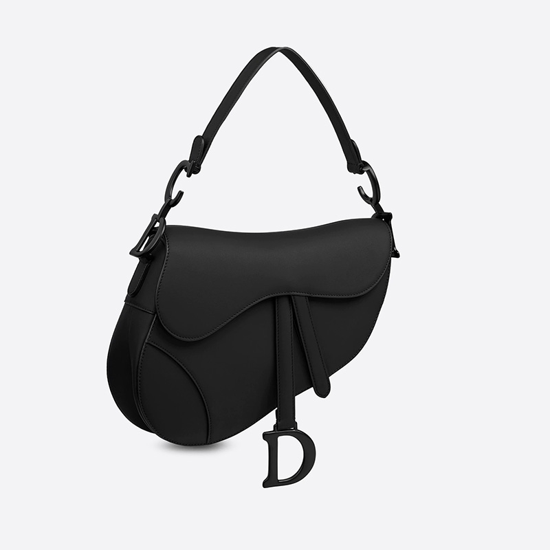 Dior Saddle Bag Ultramatte Calfskin Black