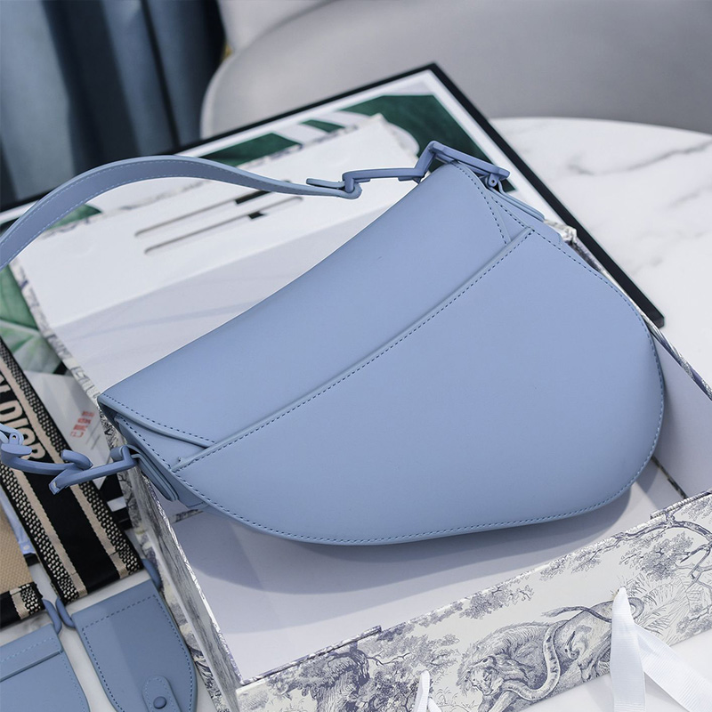 Dior Saddle Bag Ultramatte Calfskin Blue