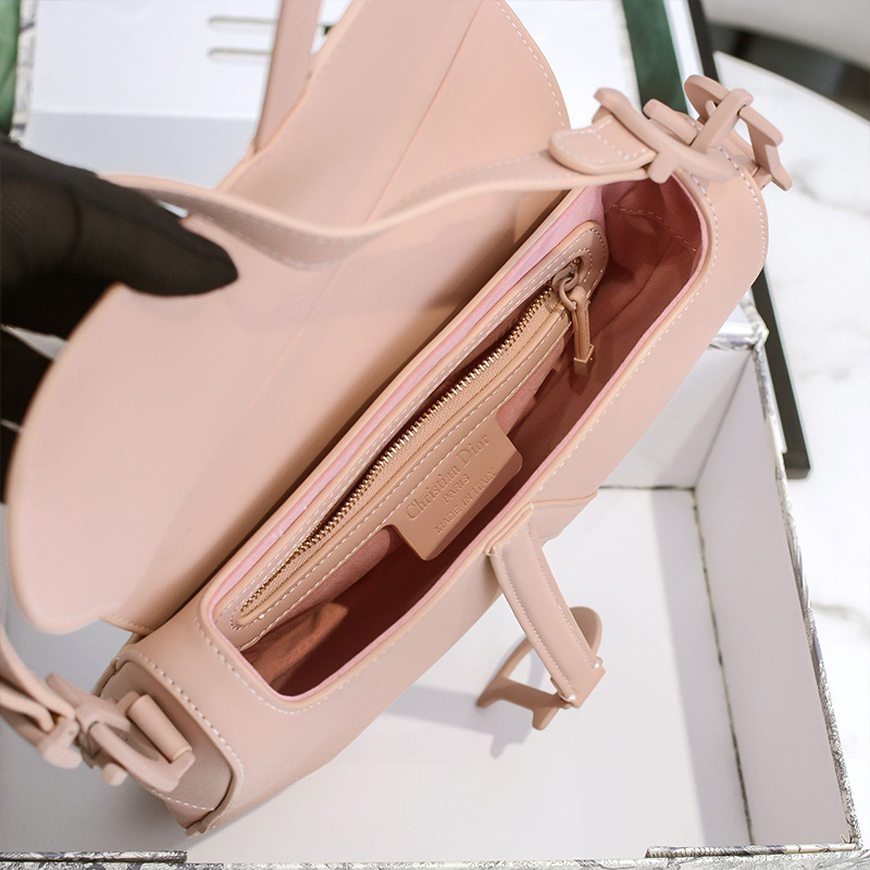 Dior Saddle Bag Ultramatte Calfskin Cherry