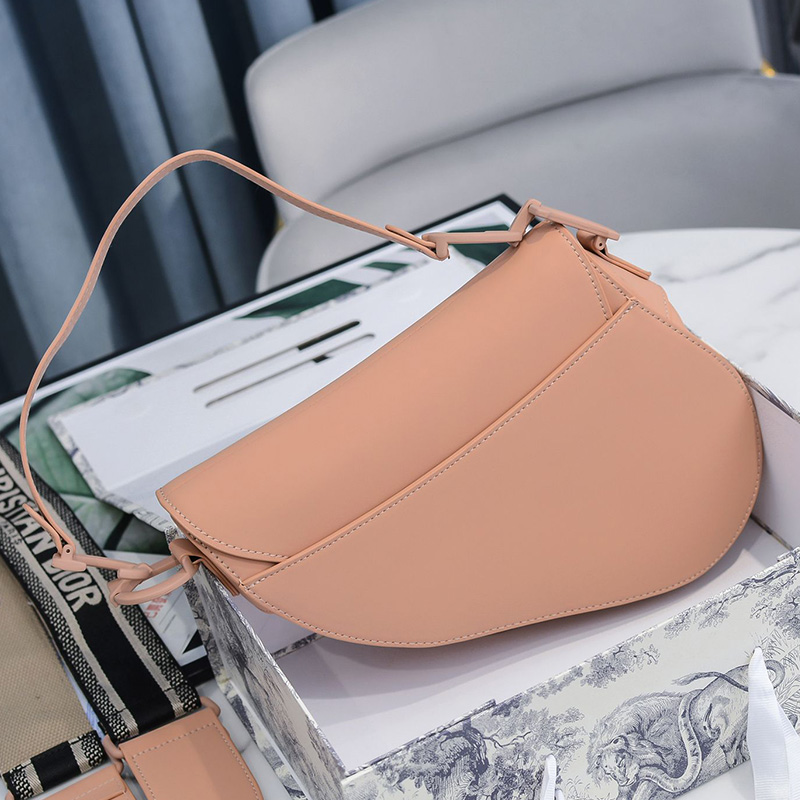 Dior Saddle Bag Ultramatte Calfskin Pink