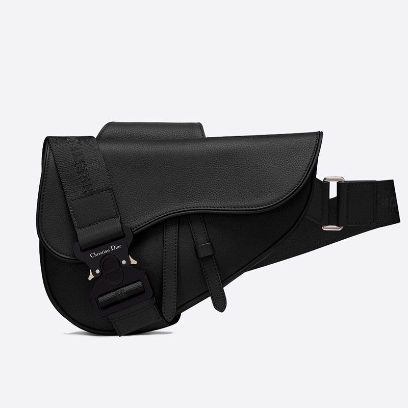 Dior Saddle Crossbody Grainded Calfskin Black