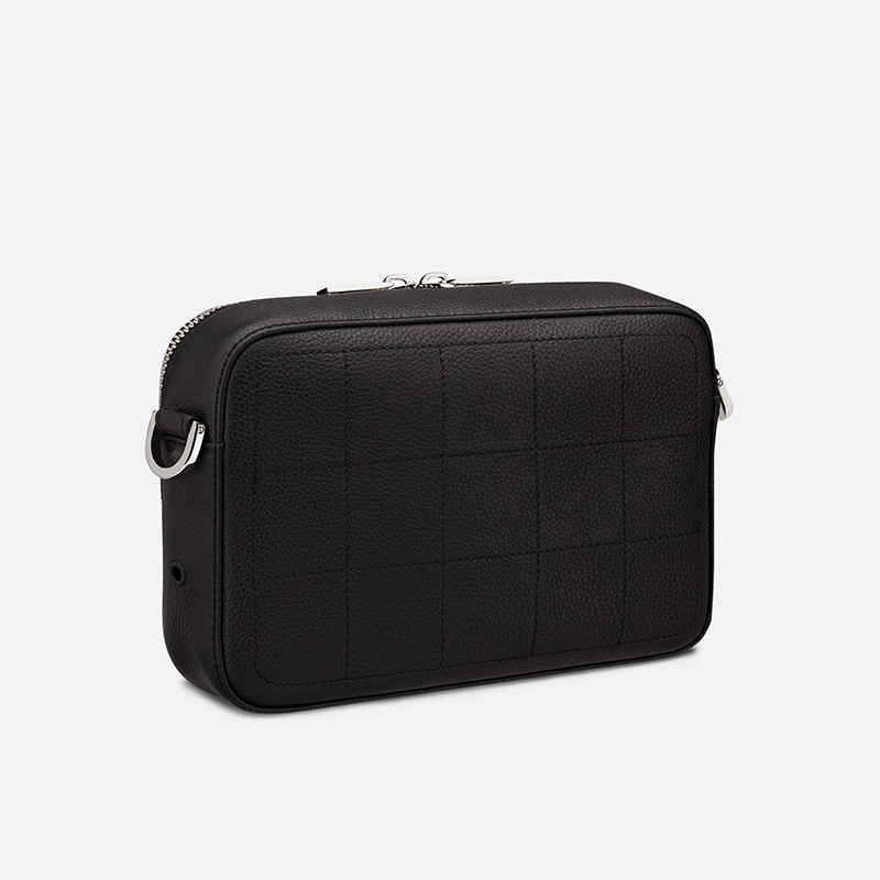 Dior Safari Messenger Grained Calfskin Black