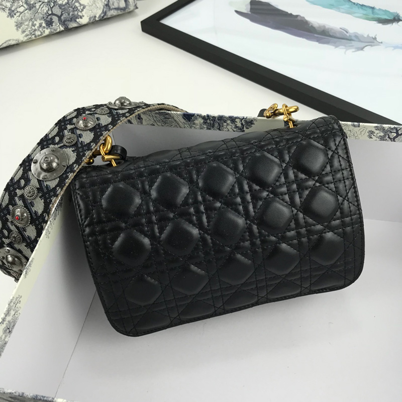 Dioraddict Bag Cannage Lambskin Black