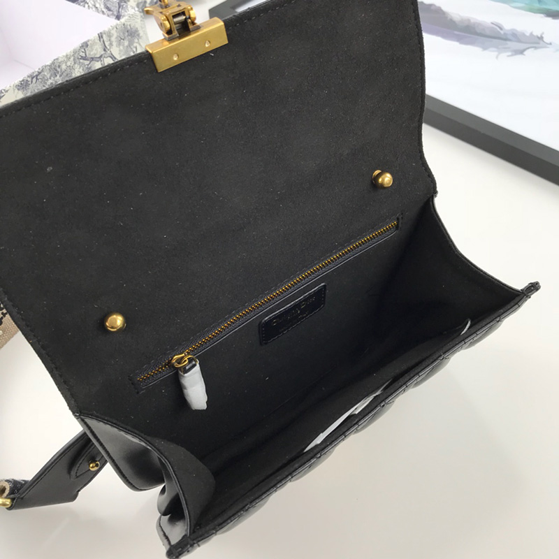 Dioraddict Bag Cannage Lambskin Black