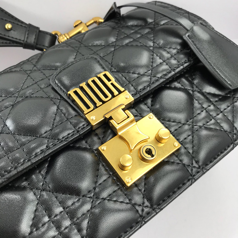 Dioraddict Bag Cannage Lambskin Black