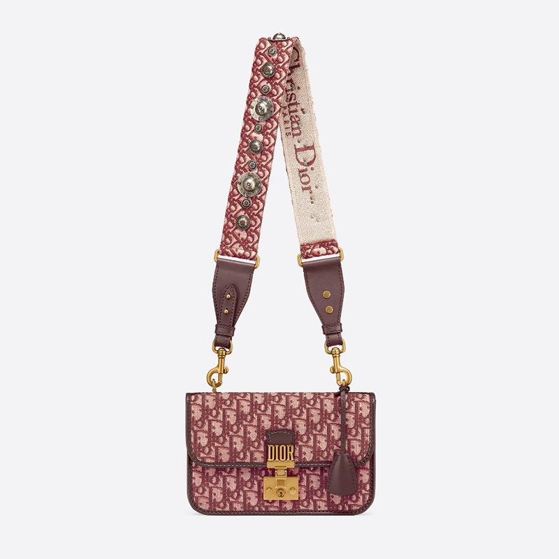 Dioraddict Bag Oblique Motif Canvas Burgundy