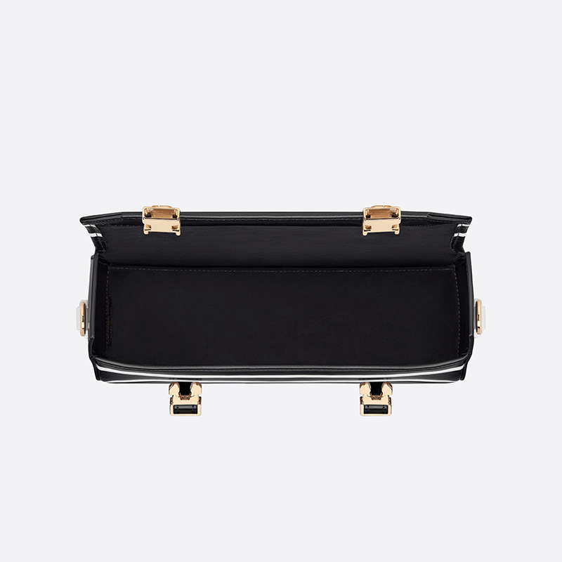 Small Diorcamp Messenger Smooth Leather Black