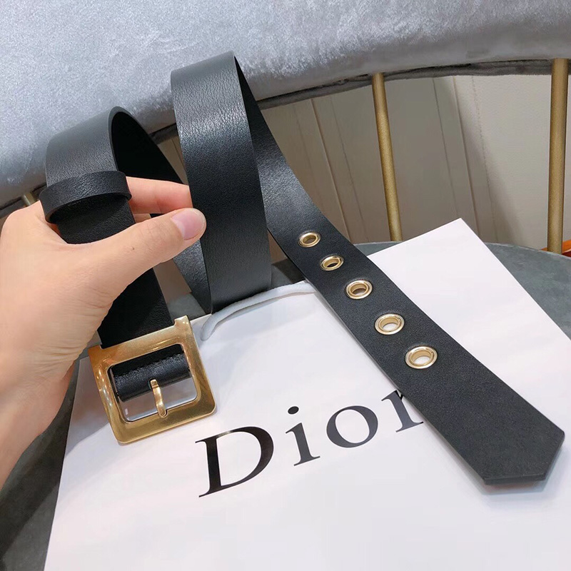 Diorquake Belt Calfskin Black