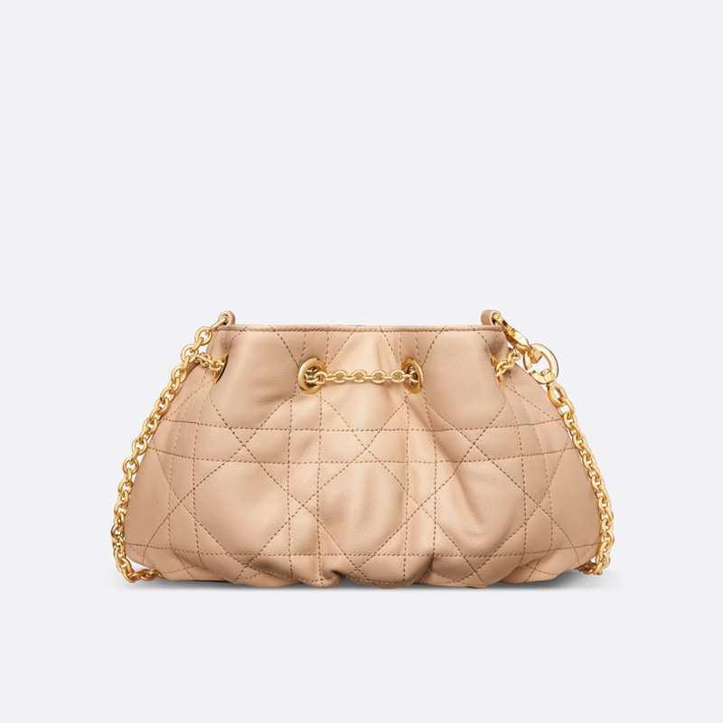 Small Dior Ammi Bag Macrocannage Lambskin Pink