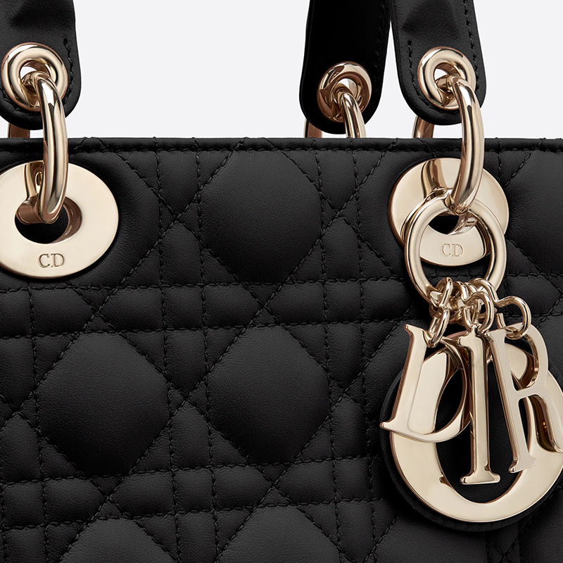 Lady Dior My ABCDior Bag Cannage Lambskin Black