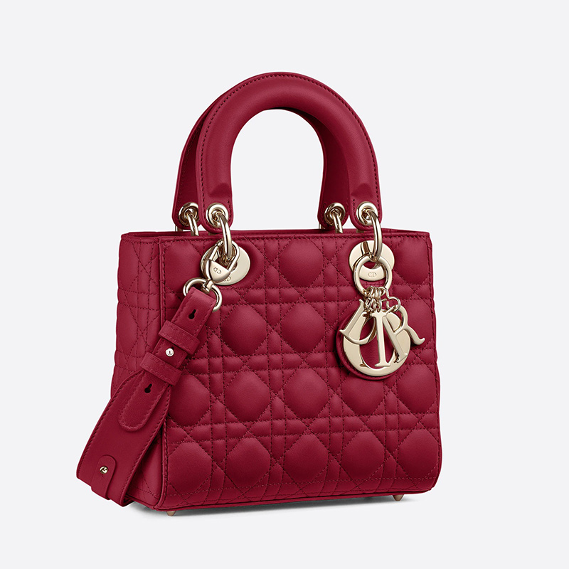 Lady Dior My ABCDior Bag Cannage Lambskin Red