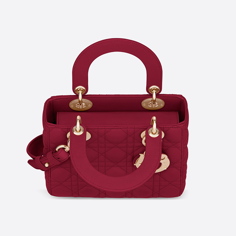 Lady Dior My ABCDior Bag Cannage Lambskin Red