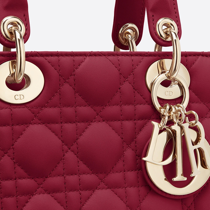 Lady Dior My ABCDior Bag Cannage Lambskin Red