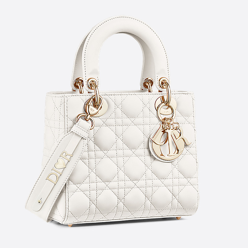 Lady Dior My ABCDior Bag Cannage Lambskin White