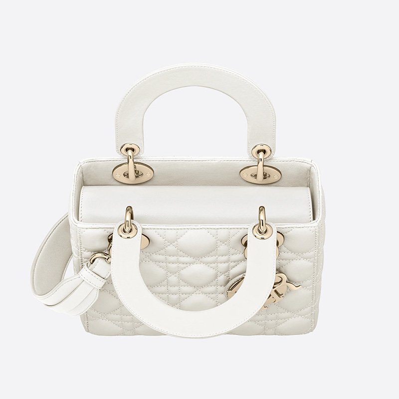 Lady Dior My ABCDior Bag Cannage Lambskin White