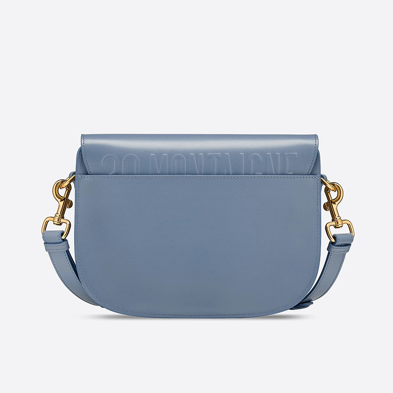 Medium Dior Bobby Bag Box Calfskin Sky Blue