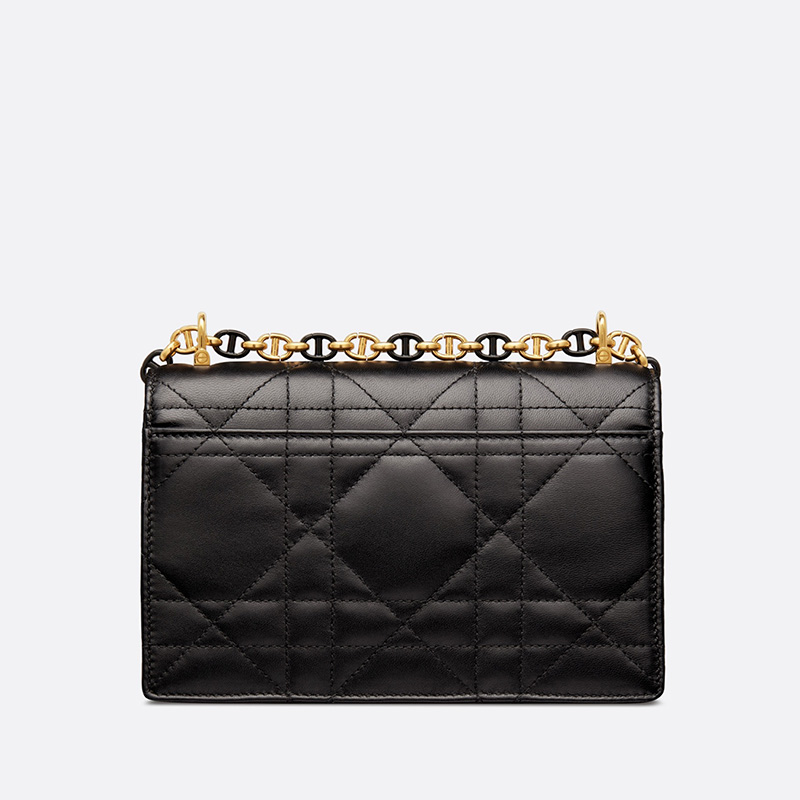 Mini Miss Caro Bag Macrocannage Lambskin Black