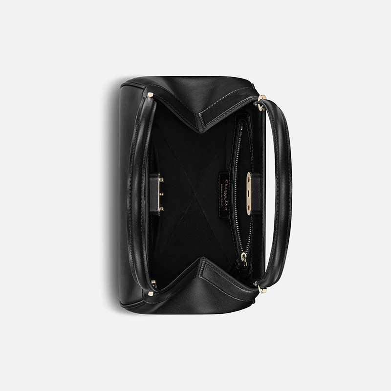 Small Dior Key Bag Box Calfskin Black