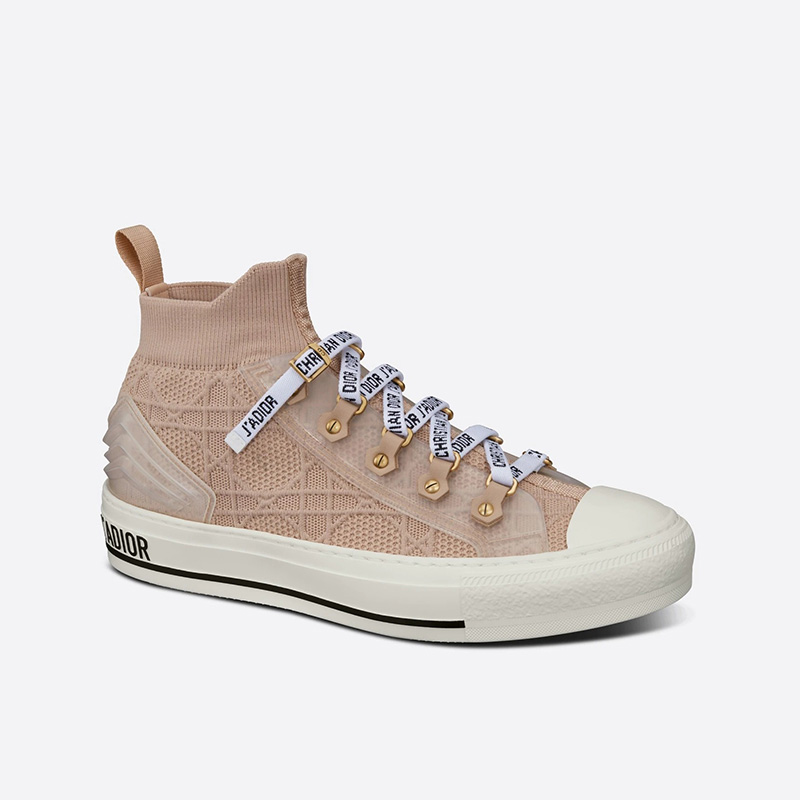 Walk'n'Dior Sneakers Women Cannage Technical Mesh Apricot